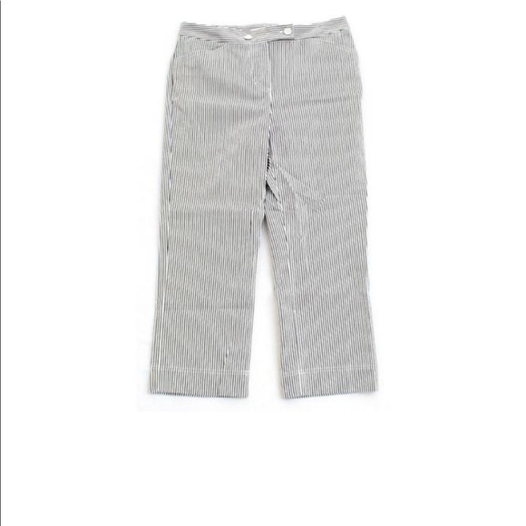NWT Jones NY Stripe Capri Pant - Picture 1 of 10